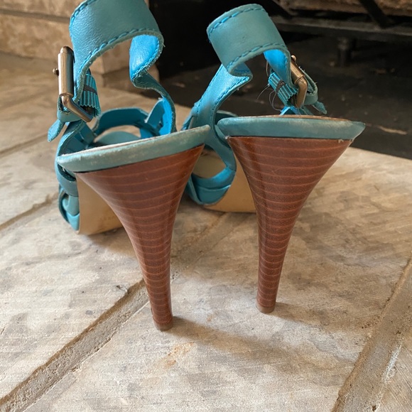 Nine West leather heel Sz 8 - Picture 4 of 7